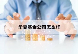 华夏基金公司怎么样(华夏基金公司怎么样啊)