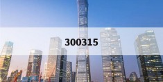 300315(300315最新消息)