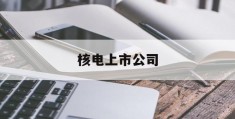 核电上市公司(核电上市公司有哪些)