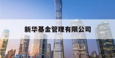 新华基金管理有限公司(新华基金管理有限公司官网)