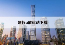 建行u盾驱动下载(建行u盾驱动程序怎么下载)