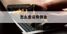 怎么查证券佣金(怎么查证券佣金收入)