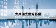 大摩领先优势基金(大摩领先优势基金怎么样)