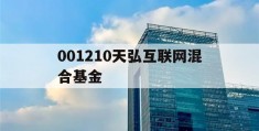 001210天弘互联网混合基金(001210天弘互联网混合基金怎么样)