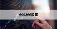 600266股票(600266股票行情)