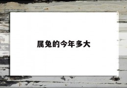 属兔的今年多大(属兔的今年多大2011年出生)