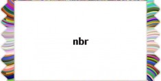 nbr(nbr丁腈橡胶)