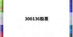 300136股票(300136股票分析)