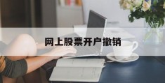 网上股票开户撤销(网上股票开户撤销怎么操作)