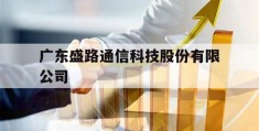 广东盛路通信科技股份有限公司的简单介绍