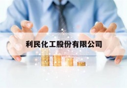 关于利民化工股份有限公司的信息