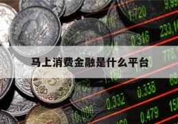 马上消费金融是什么平台(马上消费金融是什么平台合法吗)