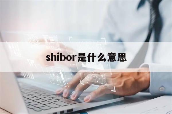 shibor是什么意思(shibor是什么意思啊)