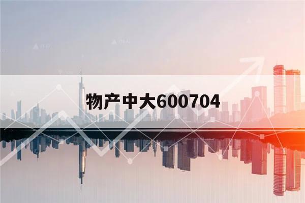 物产中大600704(物产中大600704股票)