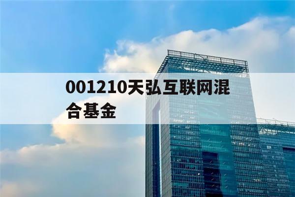 001210天弘互联网混合基金(001210天弘互联网混合基金怎么样)