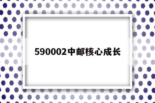 590002中邮核心成长(590002中邮核心成长股票型基金)