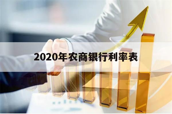 关于2020年农商银行利率表的信息