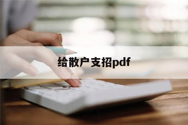 给散户支招pdf(对散户投资者的建议)